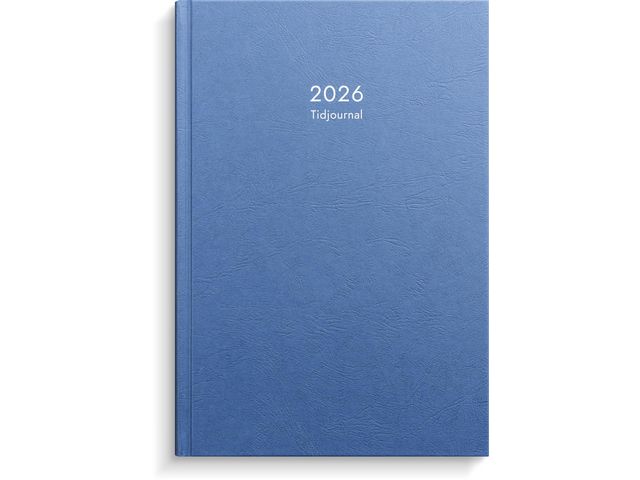 Burde Kalender 2026 Tidjournal blå kartong, st