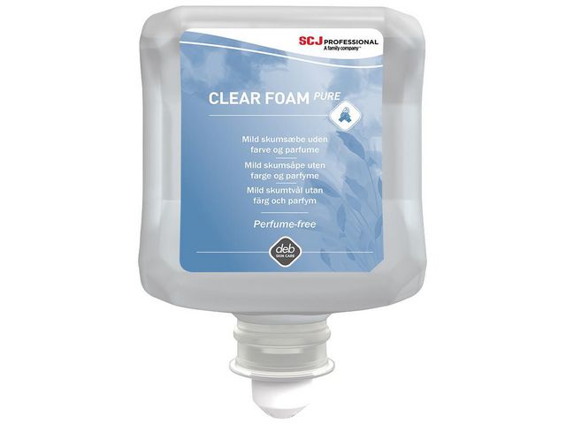 SC Johnson PPROFESSIONAL Skumtvål Refresh Clear FOAM oparfymerad 1l, flaska om 1 l