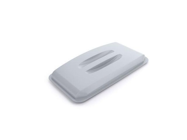 Durable Soptunnelock, DURABIN, handtag, 60 l, grå, st