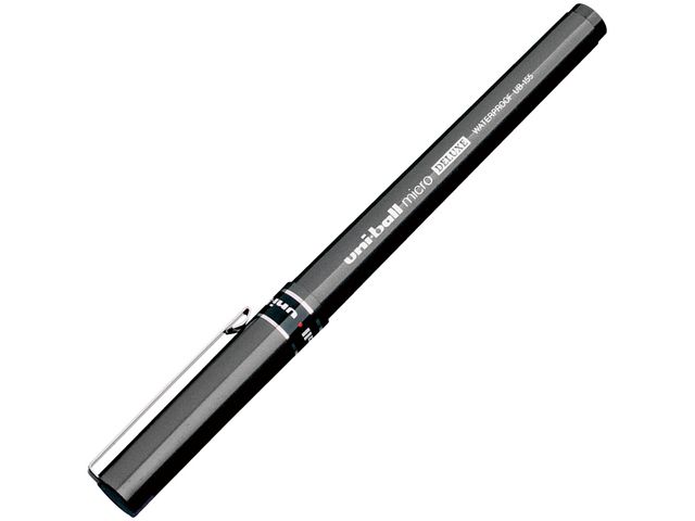 Uni-Ball Bläckkulpenna  Deluxe 155 svart, st