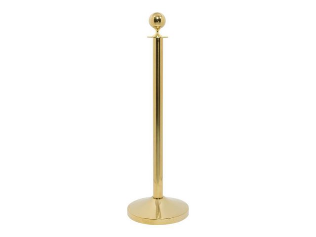 Securit® Avspärrningsstole inlusive fot rostfritt/guld, st
