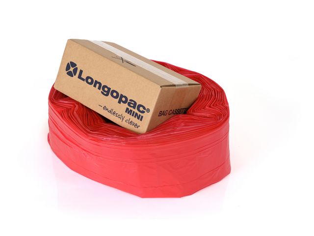 LONGOPAC Kassett Mini Standard 60m röd, st