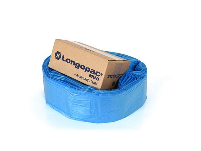 LONGOPAC Kassett Mini Strong 45m blå, rulle om 40 m