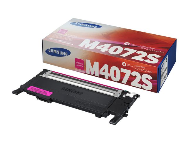 Samsung Toner, CLT-M4072S, magenta, singelförpackning, SU262A, st