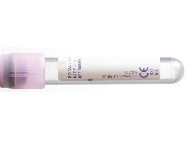 BD™ Hemogardrör Lila K2 EDTA 5/3ml, fp om 100 st