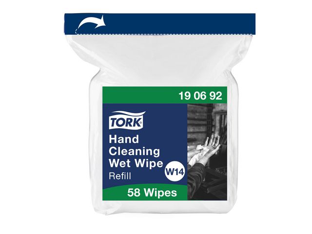 Tork Refill våtduk Pre W14 Hand, fp om 58 st