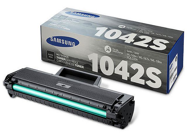 Samsung Toner, MLT-D1042S, SU737A, svart, singelförpackning, st