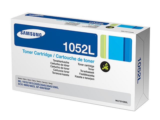 Samsung Tonerkassett, MLT-D1052L, SU758A, svart, singelförpackning, hög kapacitet, st