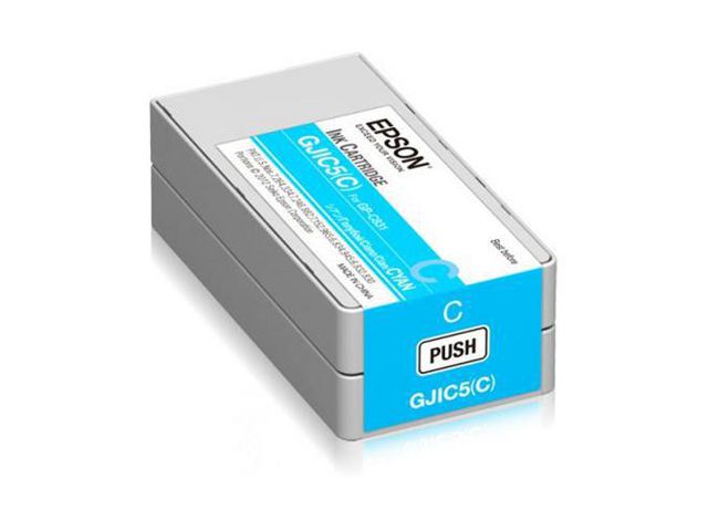 Epson Bläckpatron GJIC5C Cyan, st