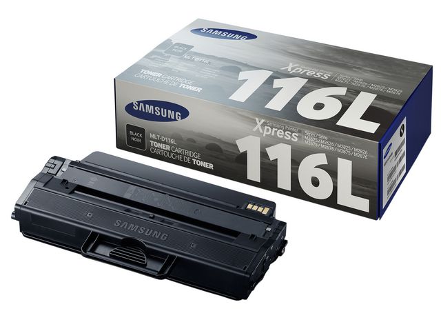 Samsung Toner, MLT-D116L, hög kapacitet, svart, SU828A, st