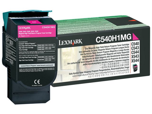 Lexmark Toner C540H1MG, magenta, st