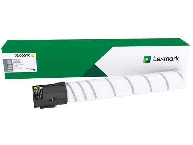 Lexmark Toner 76C00Y0 Gul, st