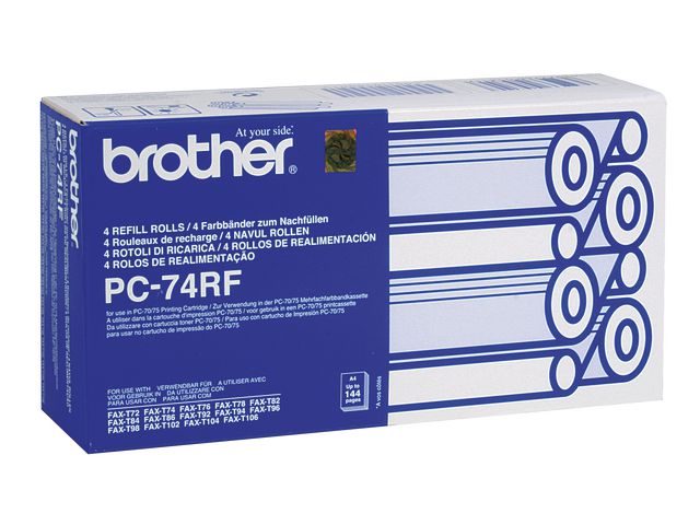 Brother Färgband PC74RF, fp om 4 st