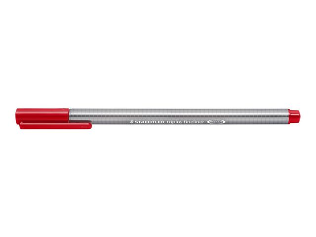 Staedtler Fineliner Triplus® 334 tunn spets,röd, st