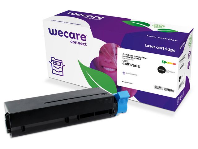 Wecare Toner OKI 44917602 12K svart, st