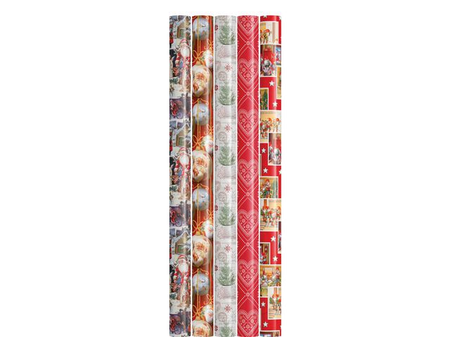 Hedlunds OF SWEDEN Julpapper konsument 70cmx5m, rulle om 5 m