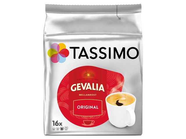 GEVALIA Mellanrost Tassimo, fp om 16 st