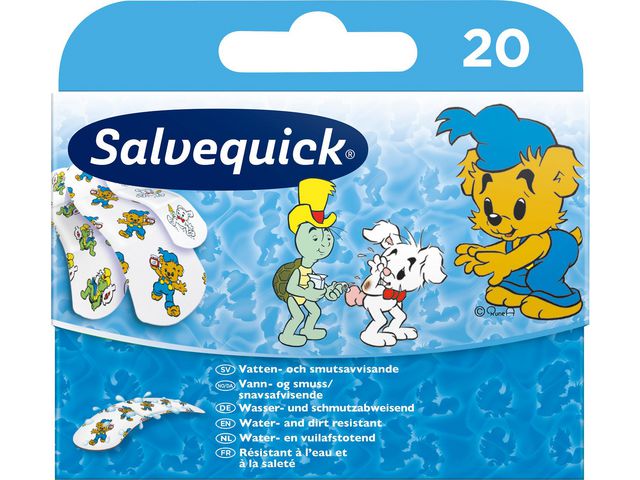 Salvequick Plåster Bamse, fp om 20 st