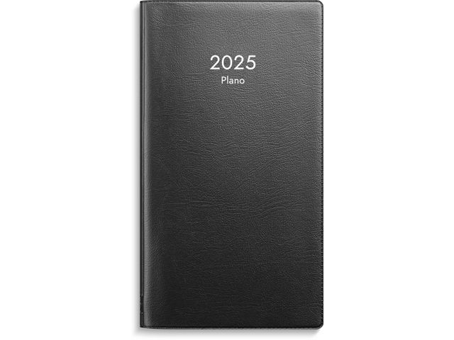 Burde Kalender 2025 Plano svart plast, st