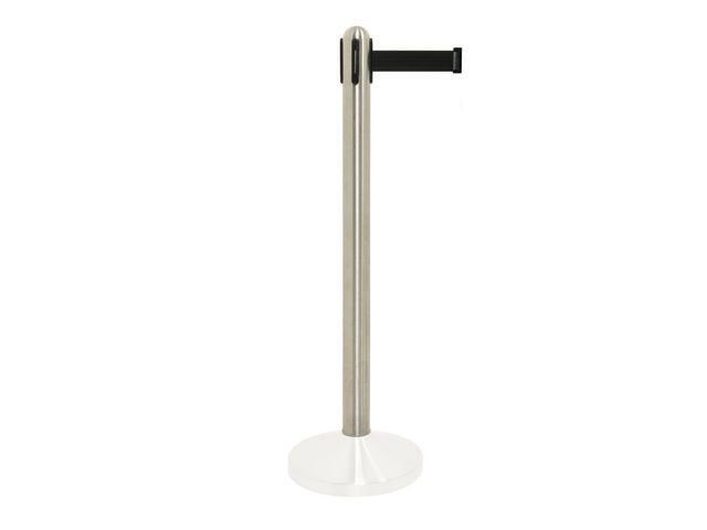 Securit® Avspärrningsstolpe med svart förläng, st