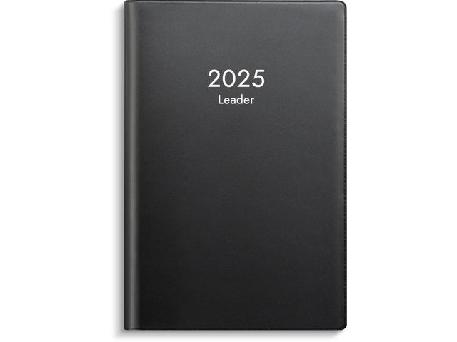 Burde Kalender 2025 Leader svart plast, st