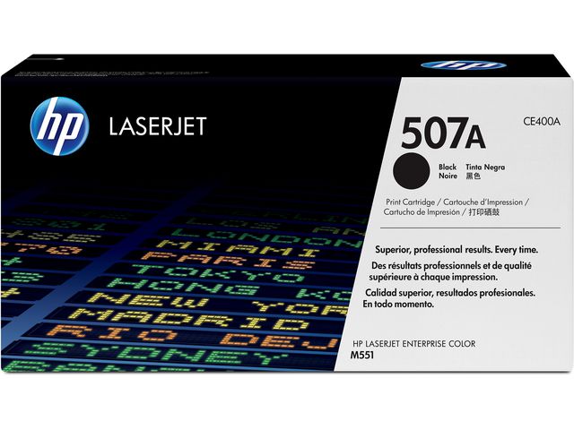 HP Toner CE400A 507A 5,5K Svart, st