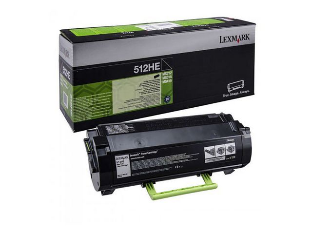 Lexmark Toner 51G2H0E Svart, st