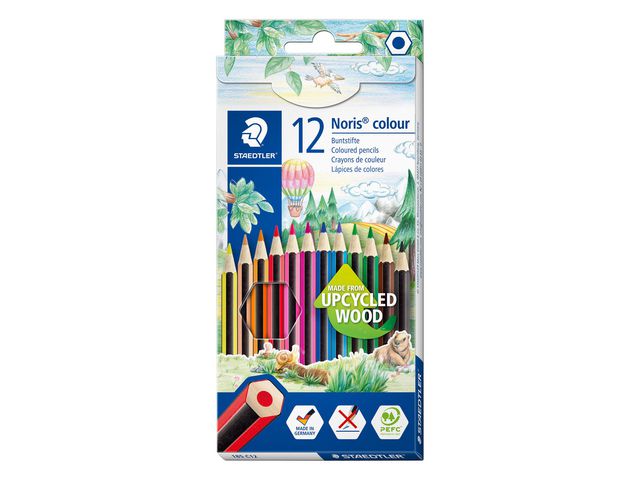Staedtler Färgpenna Noris Colour, fp om 12 st