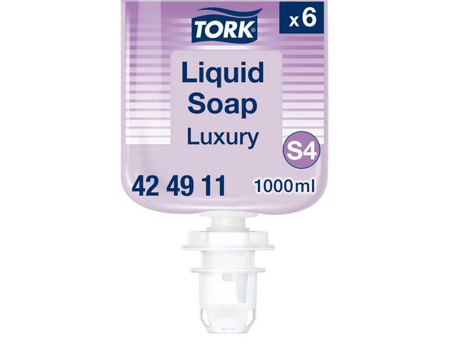 Tork Tvål S4 Luxury 1L, flaska om 1 l