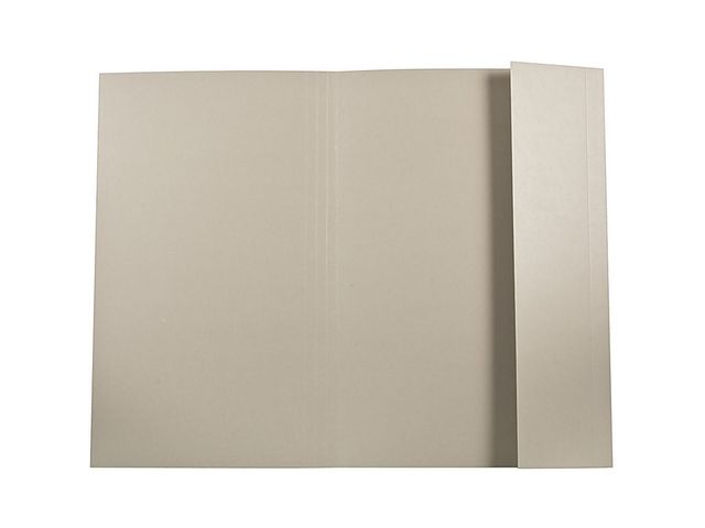 Mapp 1-kl kartong 100 g Folio grå, st