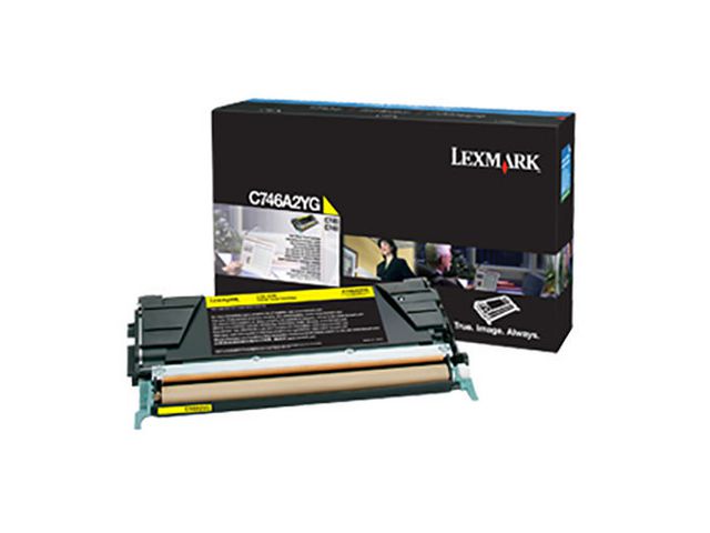 Lexmark Toner C746A3YG Gul, st