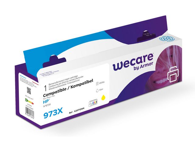 Wecare Bläckpatron 973X gul, st