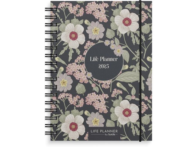 Burde Kalender 2025 Life Planner Floral, st