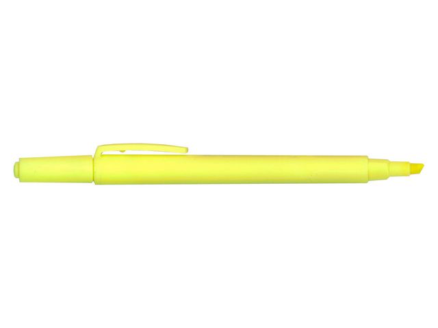 CENTROPEN Överstrykningspenna Focus, med rund pennkropp, snedskuren spets, 1–4 mm, gul, st