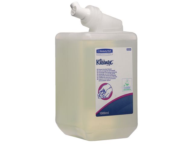 Kleenex® Kassett med flytande handtvål, för frekvent användning, 1 liter, genomskinlig, flaska om 1000 ml