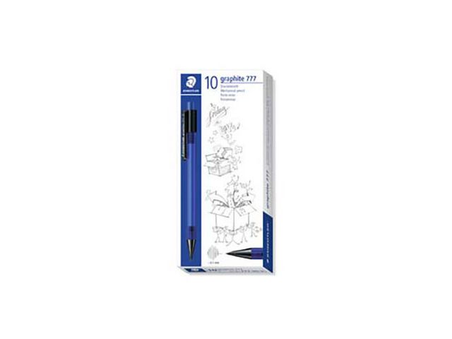Staedtler Stiftpenna, Graphite 777, 0,5 mm B-stift, blå pennkropp, st