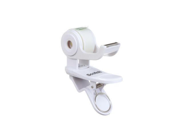 Scotch® Tejphållare C19 Clip and Twist till 19mm tejp Vit, st