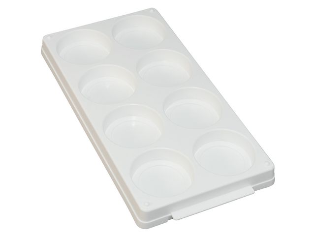 Plastpalett för 8 färgblock, st