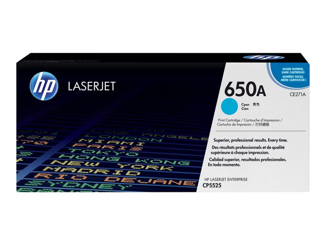 HP Toner CE271A 650A 15K Cyan, st