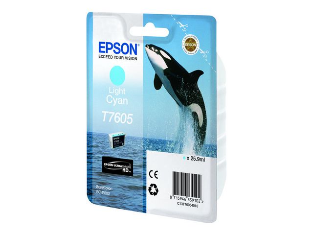 Epson Bläckpatron C13T76054010 LightCyan, st