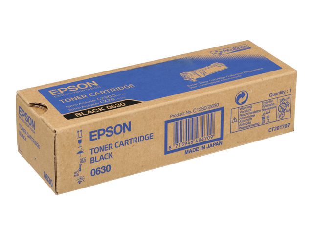 Epson Toner, 0630, svart, singelförpackning, C13S050630, st